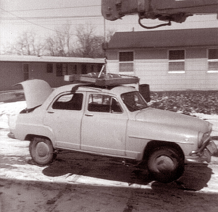 Early vacuum lifter test with car