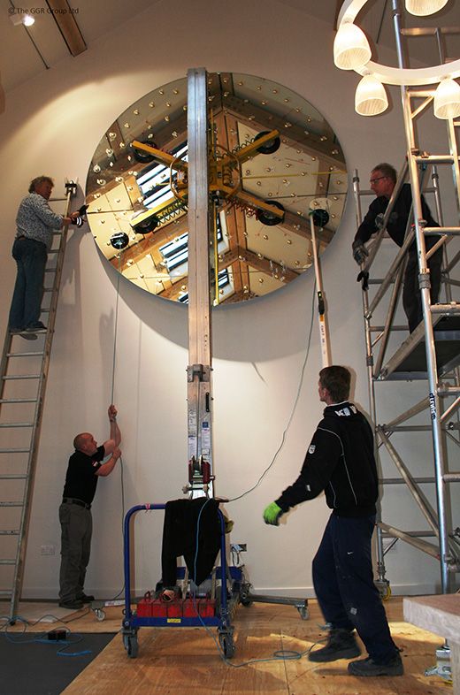 Glassmax hoist lifting mirror