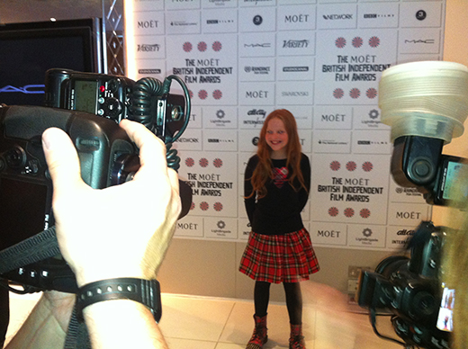 Harley at the nomination ceremony