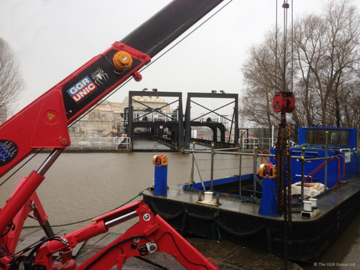 GGR help with Anderton Boat Lift maintenance work