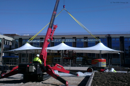 UNIC URW-506 lifting fabric canopy
