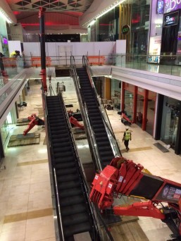 GGR Spider Cranes for Escalator Lift