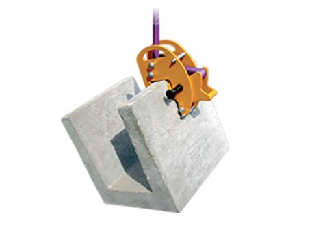 Upright Stone Clamp includes rubber lined clamping faces to avoid damage to polished surfaces and provide a better grip