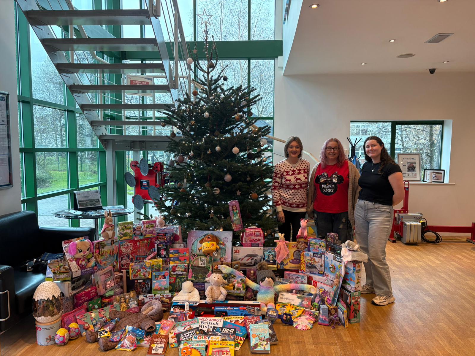 Home-Start HOST Christmas toy donations.