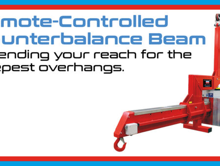 Safe, Controlled Lifting for Challenging Overhang Installations with Overhang Beams