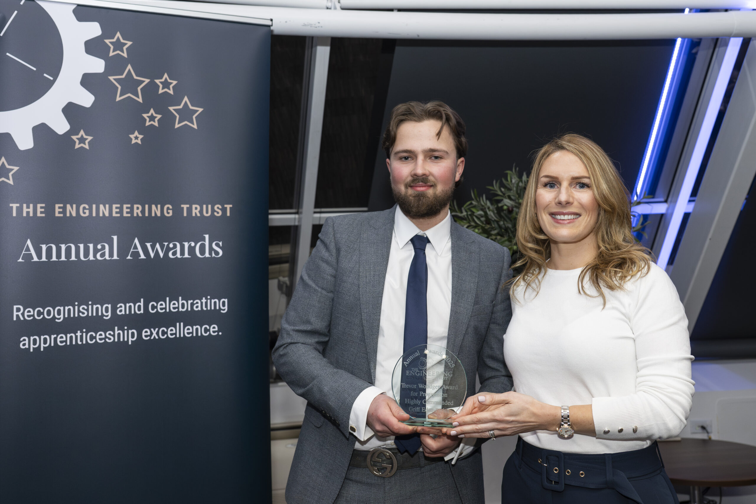 Griff Highly Commended at Engineering Trust Training Awards