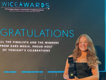 Following in Her Mother’s Footsteps: Harley Parkin Wins Young Woman in Construction at the WICE Awards