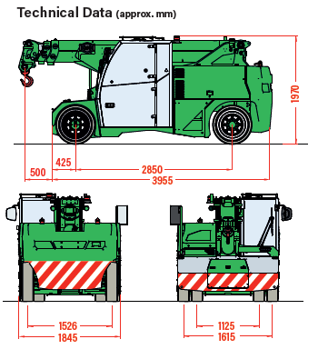 MC100 Hybrid DImensions